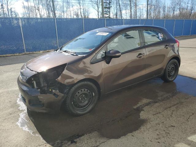 KNADM5A30D6765074 - 2013 KIA RIO LX BROWN photo 1