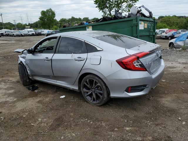 2HGFC2F89KH603328 - 2019 HONDA CIVIC SPORT 银色 照片 2