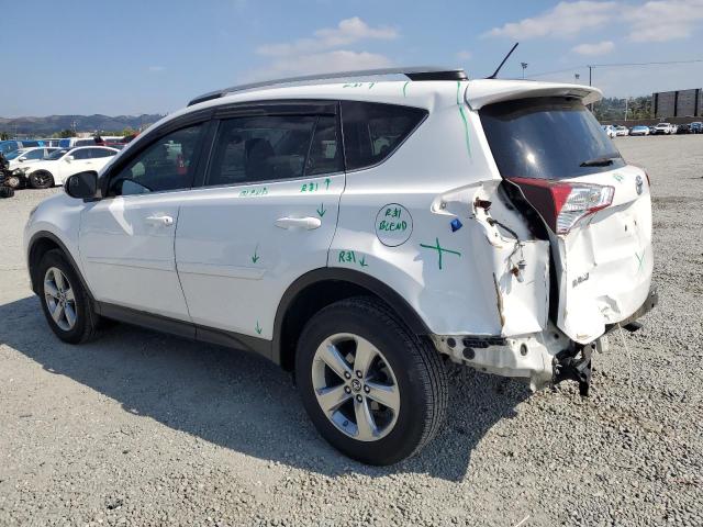 2T3WFREV2FW224621 - 2015 TOYOTA RAV4 XLE WHITE photo 2