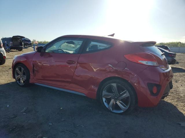 KMHTC6AE7DU140851 - 2013 HYUNDAI VELOSTER TURBO RED photo 2