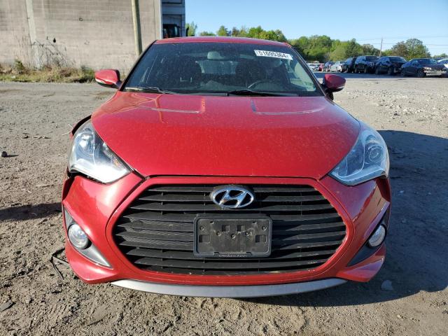 KMHTC6AE7DU140851 - 2013 HYUNDAI VELOSTER TURBO RED photo 5