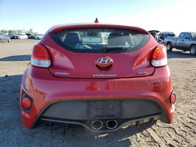 KMHTC6AE7DU140851 - 2013 HYUNDAI VELOSTER TURBO RED photo 6