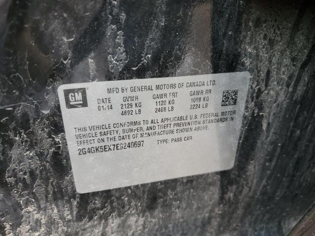 2G4GK5EX7E9240697 - 2014 BUICK REGAL 蓝色 照片 13