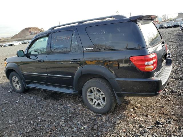 5TDBT48A73S186433 - 2003 TOYOTA SEQUOIA LIMITED BLACK photo 2