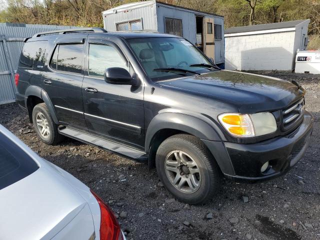 5TDBT48A73S186433 - 2003 TOYOTA SEQUOIA LIMITED BLACK photo 4