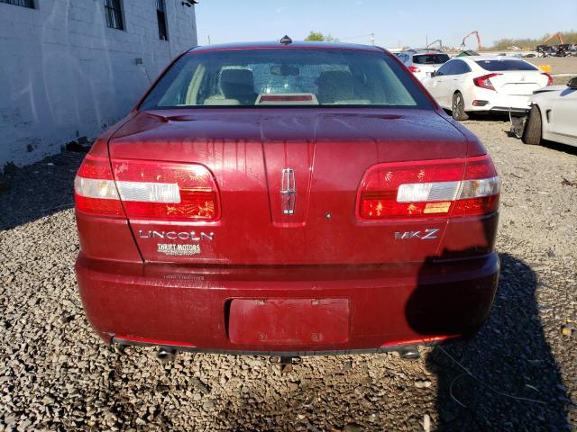 3LNHM26T07R633897 - 2007 LINCOLN MKZ BURGUNDY photo 6