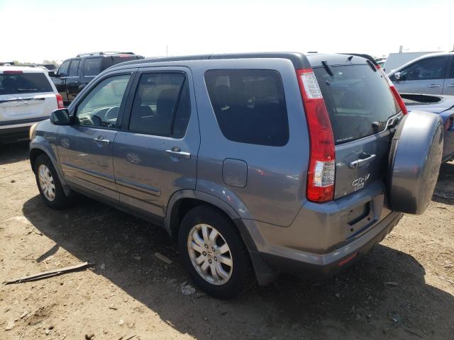 JHLRD78945C032370 - 2005 HONDA CR-V SE GRAY photo 2