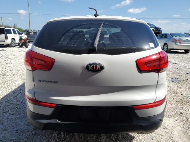 KNDPB3AC7F7691241 - 2015 KIA SPORTAGE LX WHITE photo 6