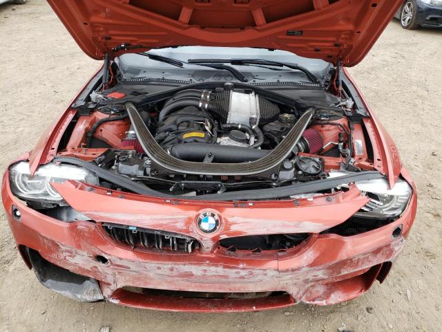 WBS3R9C51FK330265 - 2015 BMW M4 ORANGE photo 11