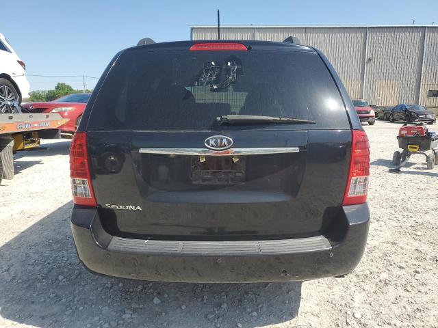 KNDMG4C79C6433511 - 2012 KIA SEDONA LX BLACK photo 6