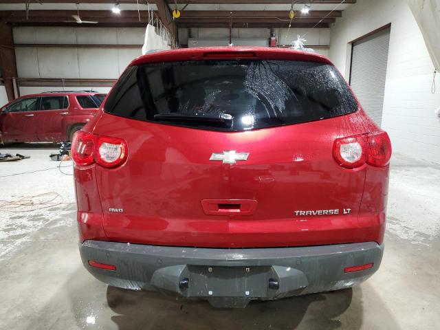 1GNKVGED0CJ415677 - 2012 CHEVROLET TRAVERSE LT RED photo 6