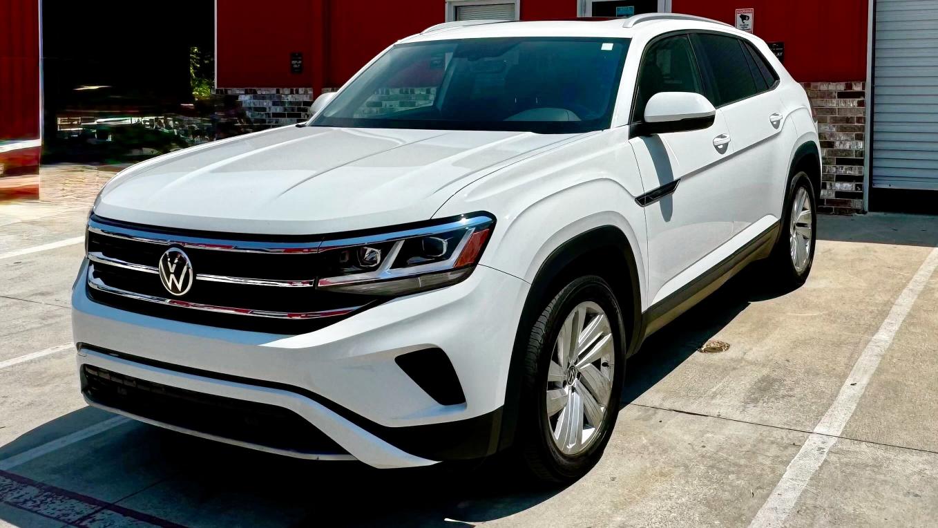 1V2KE2CA2MC222522 - 2021 VOLKSWAGEN ATLAS CROS SE WHITE photo 2