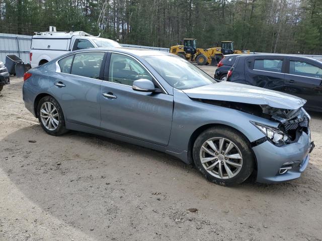 JN1BV7AR8FM421839 - 2015 INFINITI Q50 BASE BLUE photo 4