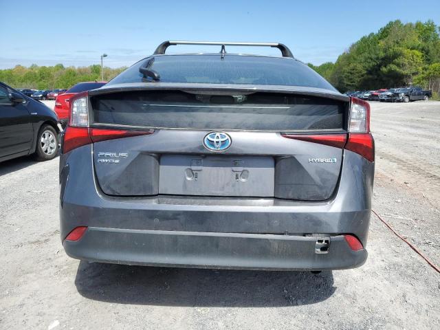 JTDL9RFU9K3001148 - 2019 TOYOTA PRIUS GRAY photo 6