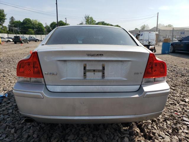 YV1RS592062534464 - 2006 VOLVO S60 2.5T SILVER photo 6