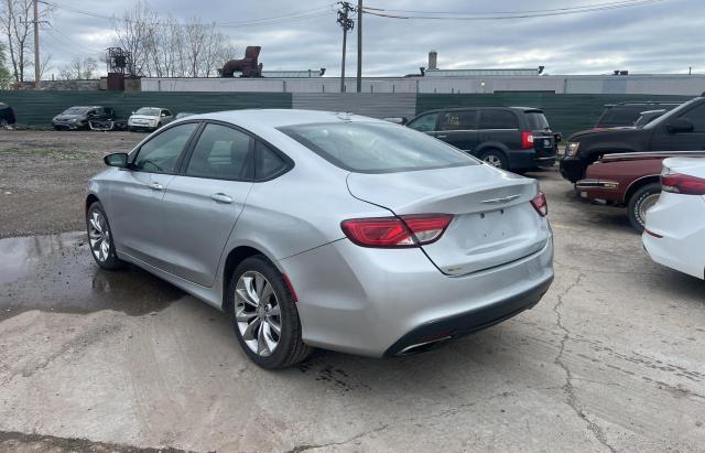 1C3CCCBB2FN659539 - 2015 CHRYSLER 200 S SILVER photo 3