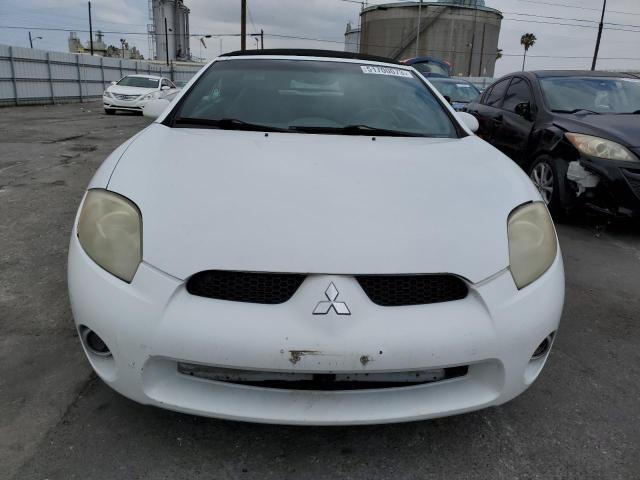 4A3AL35T88E020377 - 2008 MITSUBISHI ECLIPSE SPYDER GT WHITE photo 5