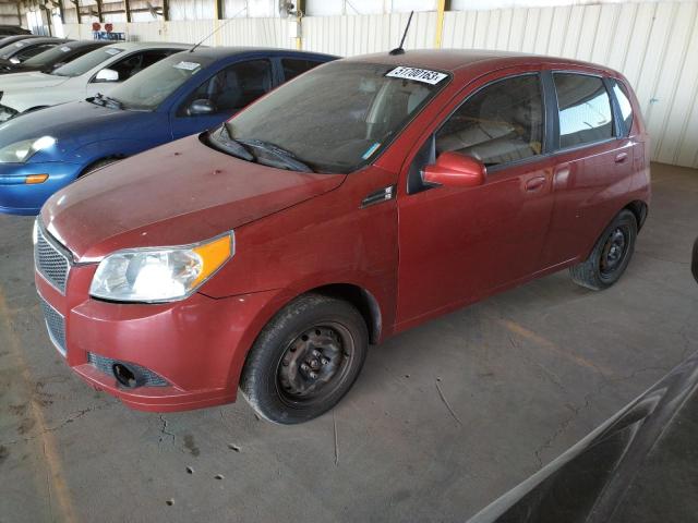 KL1TD66E69B388478 - 2009 CHEVROLET AVEO LS 红色 照片 1