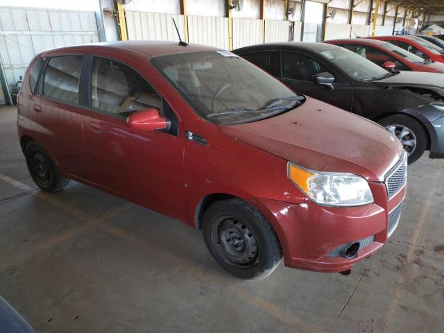 KL1TD66E69B388478 - 2009 CHEVROLET AVEO LS 红色 照片 4