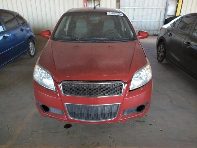 KL1TD66E69B388478 - 2009 CHEVROLET AVEO LS 红色 照片 5