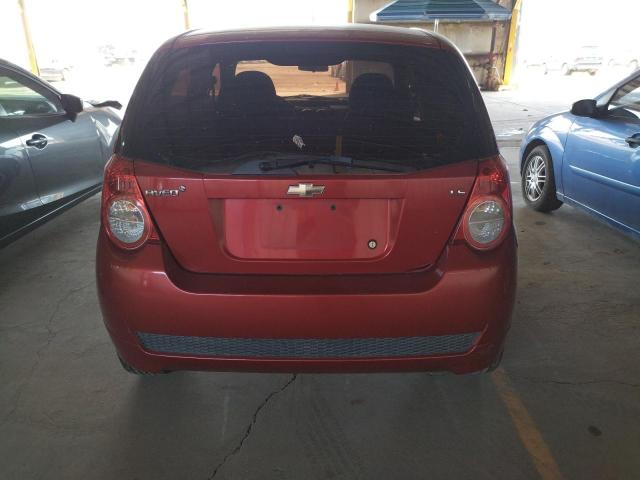 KL1TD66E69B388478 - 2009 CHEVROLET AVEO LS 红色 照片 6