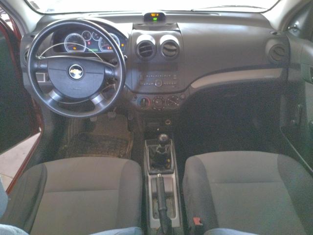 KL1TD66E69B388478 - 2009 CHEVROLET AVEO LS 红色 照片 8