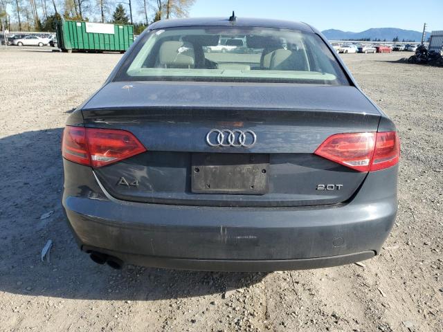 WAUAFAFL8BN000681 - 2011 AUDI A4 PREMIUM GRAY photo 6