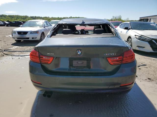 WBA3N5C50FK484653 - 2015 BMW 428 XI GRAY photo 6