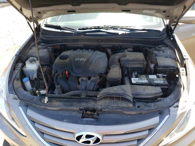 5NPEB4AC2EH932842 - 2014 HYUNDAI SONATA GLS TAN photo 11