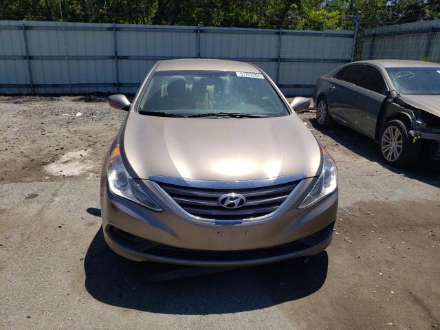 5NPEB4AC2EH932842 - 2014 HYUNDAI SONATA GLS TAN photo 5