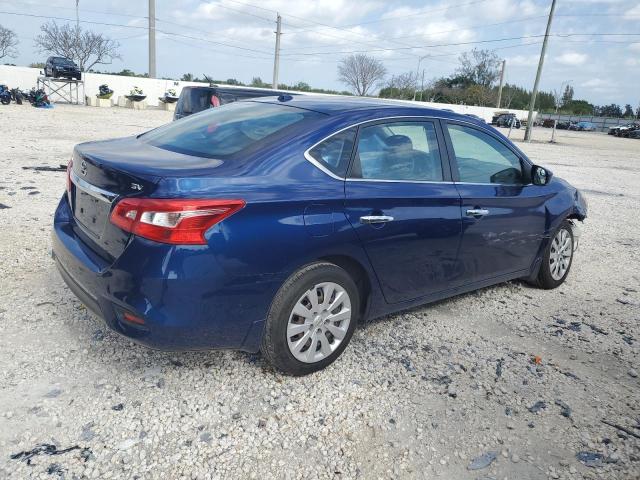 3N1AB7AP2HY332903 - 2017 NISSAN SENTRA S BLUE photo 3