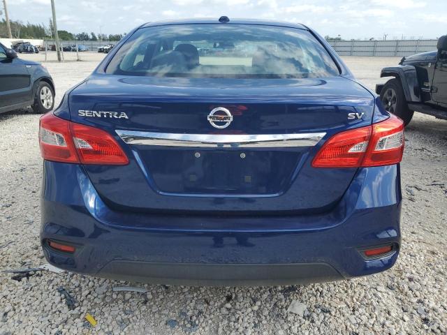 3N1AB7AP2HY332903 - 2017 NISSAN SENTRA S BLUE photo 6