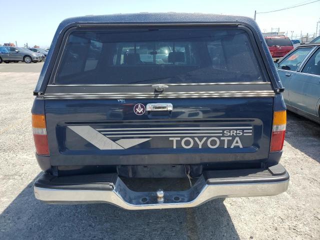 JT4VN93G7L5008804 - 1990 TOYOTA PICKUP 1/2 TON EXTRA LONG WHEELBASE SR5 BLUE photo 6