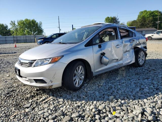 19XFB2F91CE358953 - 2012 HONDA CIVIC EXL 银色 照片 1