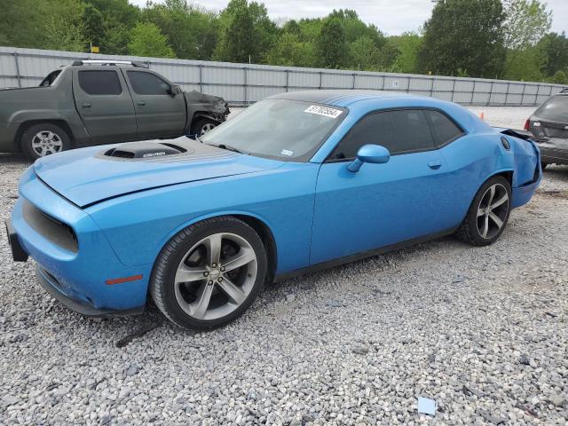 2C3CDZAT6FH821773 - 2015 DODGE CHALLENGER SXT BLUE photo 1