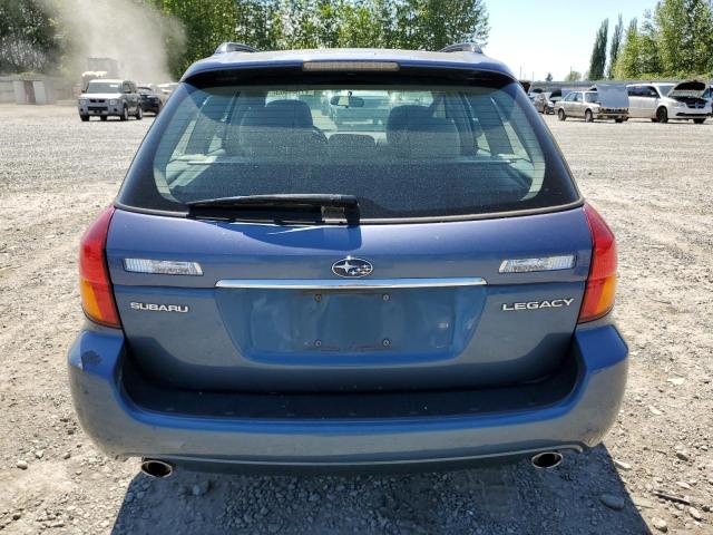 4S3BP626367334046 - 2006 SUBARU LEGACY 2.5I LIMITED BLUE photo 6