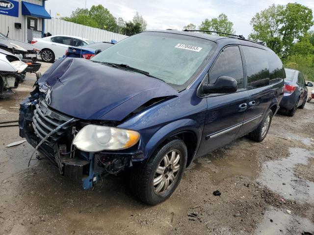 2C4GP54L55R160593 - 2005 CHRYSLER TOWN & COU TOURING Mavi foto 1
