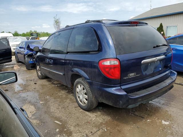 2C4GP54L55R160593 - 2005 CHRYSLER TOWN & COU TOURING Mavi foto 2