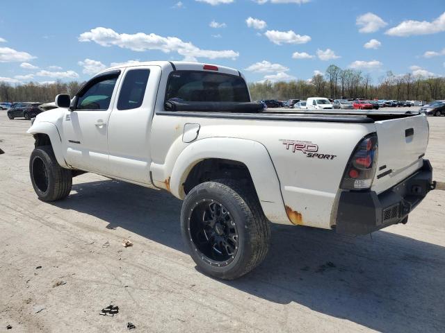 5TEUU42N57Z445575 - 2007 TOYOTA TACOMA ACCESS CAB WHITE photo 2