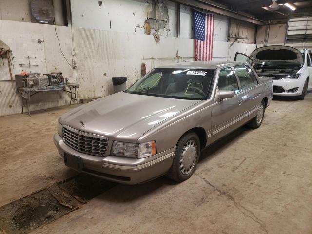 1G6KD54Y4XU766961 - 1999 CADILLAC DEVILLE TAN photo 2