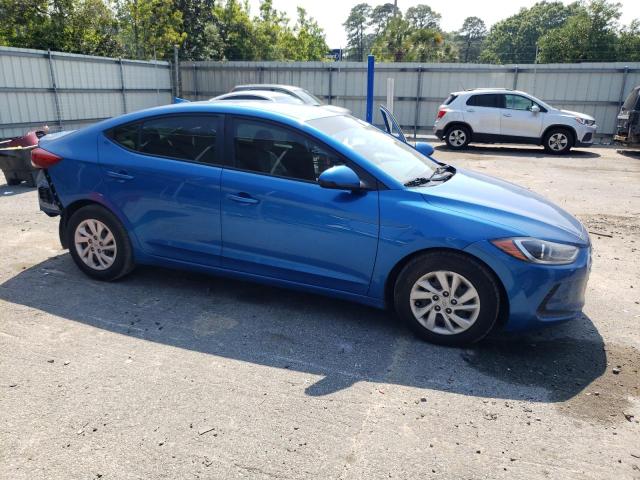 5NPD74LF5HH207910 - 2017 HYUNDAI ELANTRA SE BLUE photo 4