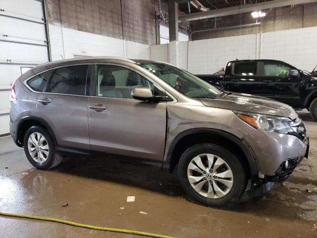 5J6RM4H76DL042451 - 2013 HONDA CR-V EXL GRAY photo 4