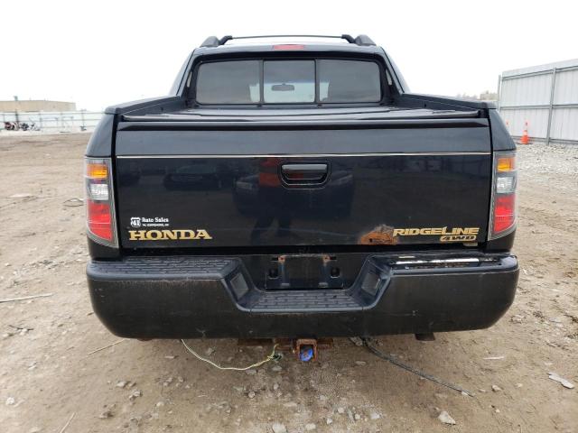 2HJYK16576H550687 - 2006 HONDA RIDGELINE RTL BLACK photo 6