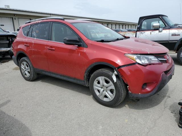 JTMZFREV9FJ051739 - 2015 TOYOTA RAV4 LE RED photo 4