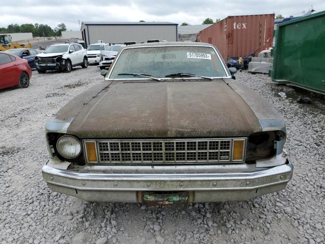 1X17U7T212498 - 1977 CHEVROLET NOVA BLUE photo 5