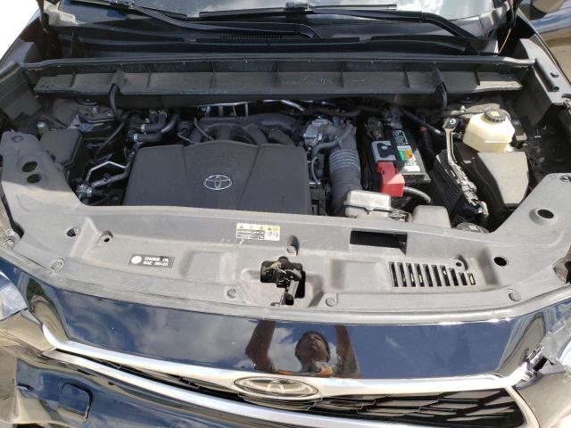 5TDGZRAH2LS513457 - 2020 TOYOTA HIGHLANDER XLE BLACK photo 12