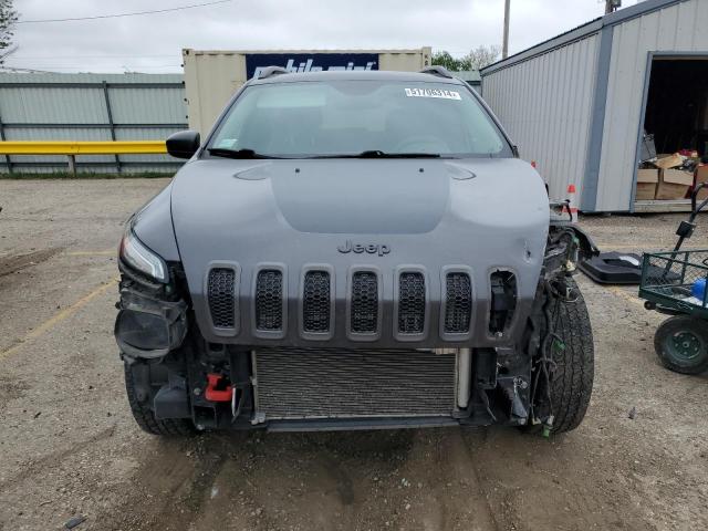 1C4PJMBS6HW659470 - 2017 JEEP CHEROKEE TRAILHAWK ნაცრისფერი ფოტო 5