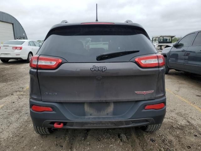 1C4PJMBS6HW659470 - 2017 JEEP CHEROKEE TRAILHAWK ნაცრისფერი ფოტო 6