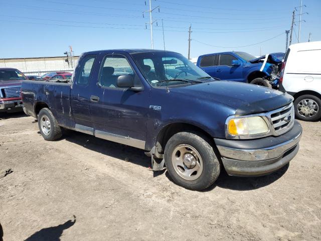 1FTRX17222NA21633 - 2002 FORD F150 BLUE photo 4