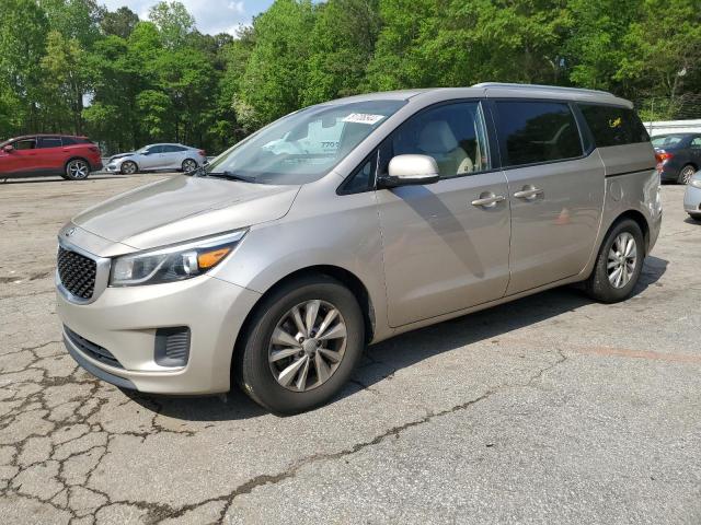 2016 KIA SEDONA LX, 